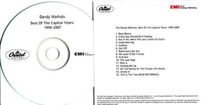 THE DANDY WARHOLS "Best Of Capitol Years" PROMO CD Rare - Picture 1 of 1