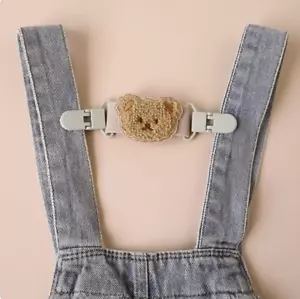 Clip de fijación para monos ajustables para niños - elástico y seguro y antideslizante - Imagen 1 de 6