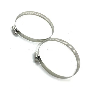 5-10 Pezzi Fascette stringitubo acciaio inox V2A fascette stringitubo 100-120mm - Foto 1 di 1