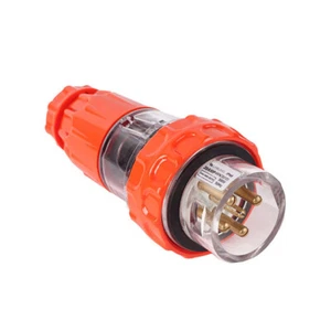 Industrial Straight Plug 500V 5Pin 20A - Picture 1 of 2