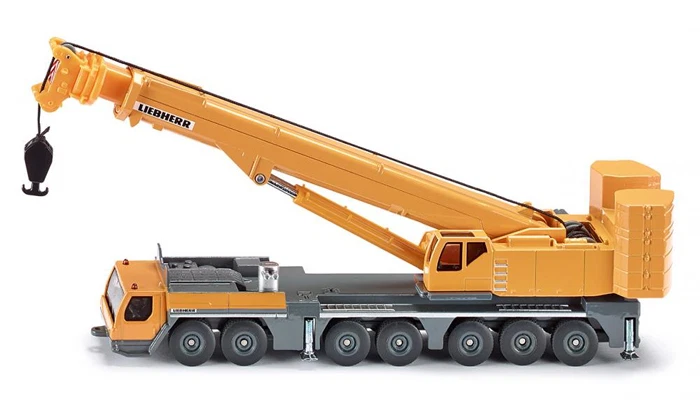 NEW SUPER SIKU 1886 Liebherr Mobile Crane 1:87 Diecast Model - Yellow Vehicle - Image 1 of 1
