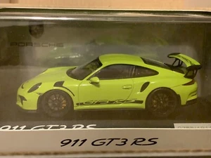Porsche 911 GT3 RS (991) Acid Green Ultra Rare! Minichamps 1:43 - Picture 1 of 8