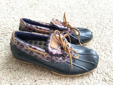 sperry low cut duck boots