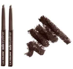 2 LA COLORS Auto Eyeliner Black Brown CAE662A Retractable Self Sharpening NIP - Picture 1 of 1