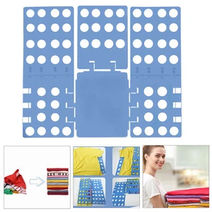 Camiseta organizadora de carpetas azules almacenamiento de lavandería ropa abatible para adultos tabla plegable - Imagen 1 de 11