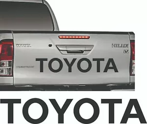 Toyota HILUX sticker Tailgate rear BLACK decal pick up D4D mk3 kit 2.5 Diesel - Picture 1 of 2
