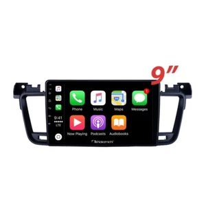 9" Wireless Carplay Android Auto Sat Nav Nakamichi For Peugeot 508 2011-2018 SO - Imagen 1 de 3