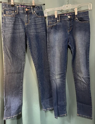 NWOT Lot of 2 The Childrens Place Girls Size 12S Denim Jeans Skinny - Image 1 of 4