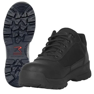 Rothco Guardian 4 Inch Tactical Shoe Oil & Slip Resistant Workwear - Black - Picture 1 of 6