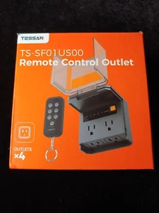 Tessan Remote Control Outlet Wireless Switch Plug for Light Lamp Fan 100FT - Picture 1 of 1