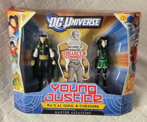 DC Universe Young Justice Ra's Al Ghul & Cheshire Master Assassins Figure 2 Pack - Picture 1 of 9