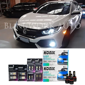 KONIK LED H11 H8 Low Fog T20 Indicator T15 Reverse T10 For Honda Civic FC FK VTi - Picture 1 of 15