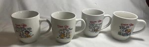 VINTAGE  ROYAL NORFOLK  “DEAR GOD LETTERS” SET OF FOUR   14oz MUGS - Picture 1 of 3