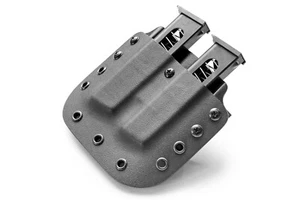 Belt (OWB Carry) kydex Double Magazine Pouch for Makarov pistol - Picture 1 of 3