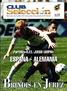 22.02.1995 Spagna - Germania A Jerez, Copertina Matthias Sammer - Foto 1 di 1