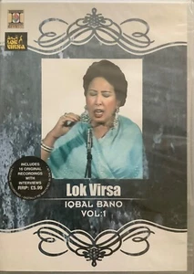 Lok Virsa Iqbal Bano Vol 1 - Pakistani Music DVD - Imagen 1 de 2