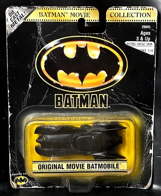 Vintage 1999 BATMAN Original Movie Batmobile Die Cast 26041 - New - Image 1 of 4