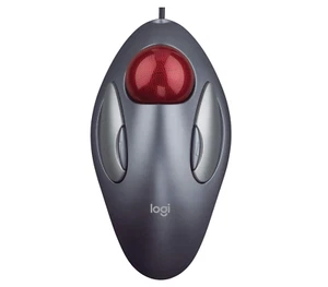 NEW T-BC21 Logitech Trackman Marble Mouse USB Wired 4-button Trackball Mouse - Picture 1 of 5