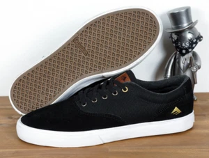 Emerica Skate Shoes Provost Slim Vulc Black White Gum Suede 9/42 - Picture 1 of 1