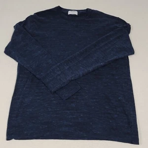 Vecchio Maglione Navy Uomo Grande Nuovo Blu Maglia Erica Pullover Classico Crew gu - Foto 1 di 5