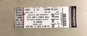 KISS 108'S JINGLE BALL - 12/11/2016 - TD Garden, Boston, MA - Picture 1 of 2