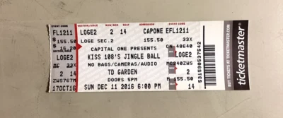 KISS 108'S JINGLE BALL - 12/11/2016 - TD Garden, Boston, MA - Image 1 of 2