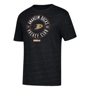 Anaheim Ducks CCM "Wheelhouse" Vintage Team Tri-Blend Black T-Shirt Men's - Picture 1 of 1