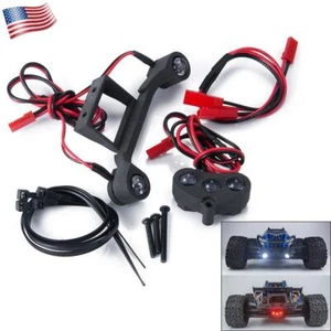 For TRAXXAS Rustler 4X4 VXL XL-5 1/10 RC Crawler Front + Rear LED Lights Kit US - Picture 1 of 12