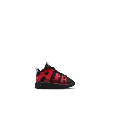 Nike Air More Uptempo Baby Toddler Kids Sneakers Black Red Shoes DM0020-001 - Image 1 of 4