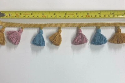 Tuf Tassel Trim Fringe – Decorative Edging for Craft, Cushions & Curtains - Image 1 of 4