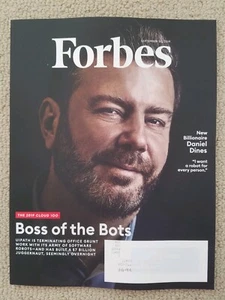 Daniel Dines, Kim Jung-woong, Trevor Milton, Patrick Byrne Forbes Mag Sep 2019 - Foto 1 di 12