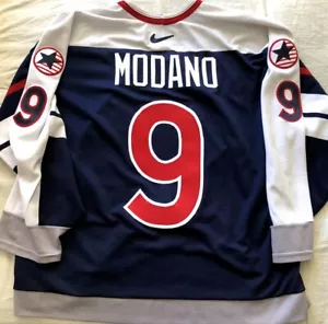 Mike Modano 1998 USA Olympic Hockey Team authentic Nike stitched jersey U.S. US - Picture 1 of 2