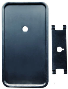 64-66 Chevy/GMC C/K Truck Standard Heater Control Flat Dash Panel Cover - Picture 1 of 7