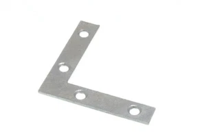 100 X Plano Soporte de Esquina Angulares 50mm (5.1cm) Acero BZP Onestopdiy Nuevo - Imagen 1 de 1