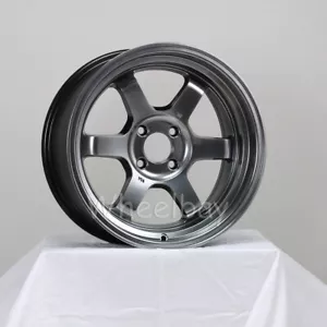 4 PCS ROTA WHEEL GRID V 16X8 4X100 20 HYPERBLACK - Picture 1 of 4