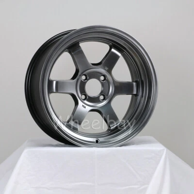 4 PCS ROTA WHEEL GRID V 16X8 4X100 20 HYPERBLACK 17 LBS - Image 1 of 4