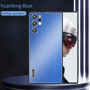 For ZTE nubia Red Magic 9 Pro+ Phone Case Metal Back Brushed Soft Bumper Cover - Picture 1 of 19