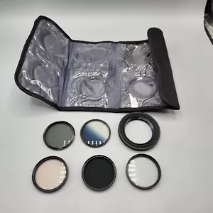 55mm Camera Lens Filter Lot Heliopan WZ Duto Walz Tiffen Cromofilter - Picture 1 of 15