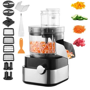 600W 5L Electric Food Processor Vegetable Chopper Mixing Slicing FOR Restaurant - Picture 1 of 11