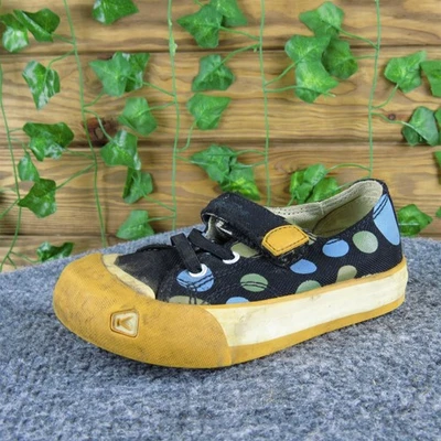 Zapatilla deportiva Keen para niñas a lunares talla T 8 mediana negra textil gancho y bucle Foto 1 de 4