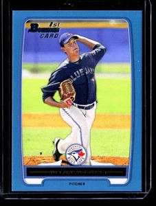 1-2012 Bowman Prospects Blue Parallel Justin Nicolino Blue Jays 247/500 #BP1 - Picture 1 of 2