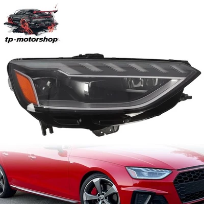 LED Headlight 8W0941034F For 2020-2024 Audi A4 2.0L S4 3.0L Right W/O Matrix - Image 1 of 4