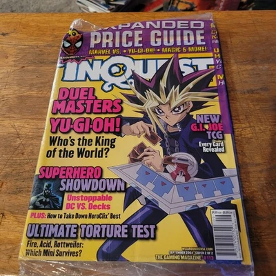 Inquest Gamer Magazine September 2004 Cover 2 of 2 Yu-Gi-Oh #113 New - Image 1 of 2