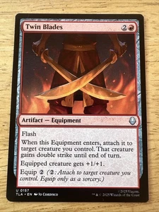 Twin Blades #157 Near Mint NM Avatar: The Last Airbender TLA Magic MTG - Picture 1 of 2