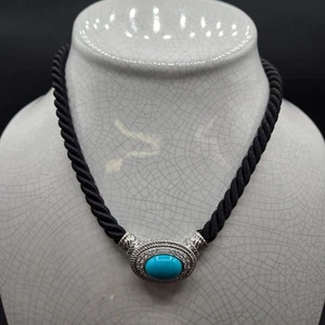 18 Zoll verdrehtes Seil Judith Ripka Halskette mit 925 Silber und CZ Thai Land - Bild 1 von 5