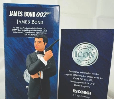 JAMES BOND CORGI ICON PIERCE BROSNAN 007 ESMOQUIN NEGRO F04071 Foto 1 de 4