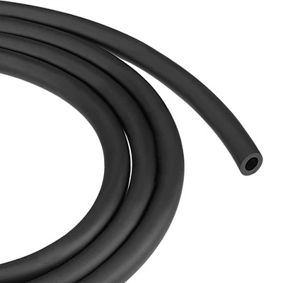 ZAPLYTE 3/16"x5/16" 10ft PVC Petrol Fuel Line Hose for Chainsaws Lawn Mower,Black