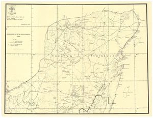1983 Lish 'Archaeological Map of the Yucatan Peninsula' - Picture 1 of 1