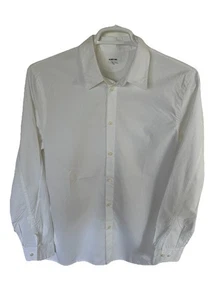 Helmut Lang Dress Shirt Men's Size Medium White Button Up Long Sleeve Cotton - Picture 1 of 5