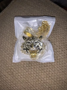 Gold Tiger Chain Mens Brand New Never Worn In Original Packing. - Picture 1 of 1